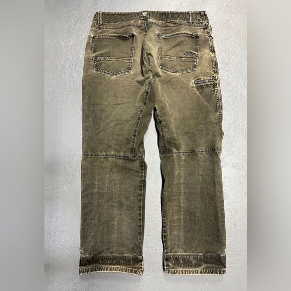 KUHL Born In Mountains Vintage Patina Dye Rydr Pants Brown Size 36x34 - Picture 1 of 4